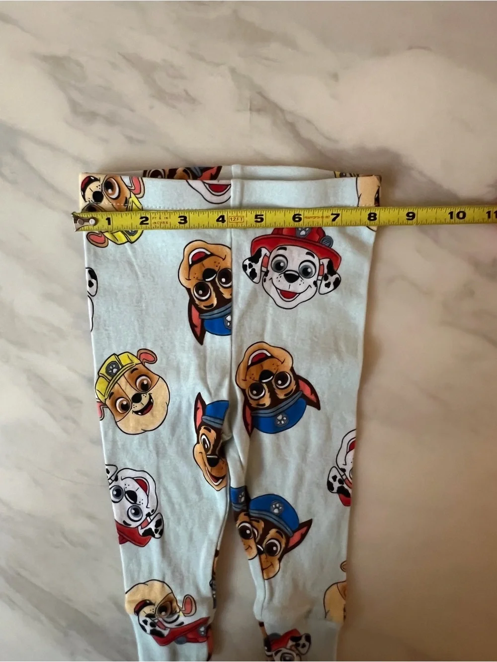 PAW Patrol Baby 2 Piece Pajama Set Shirt Pants 12M Blue 100% Cotton